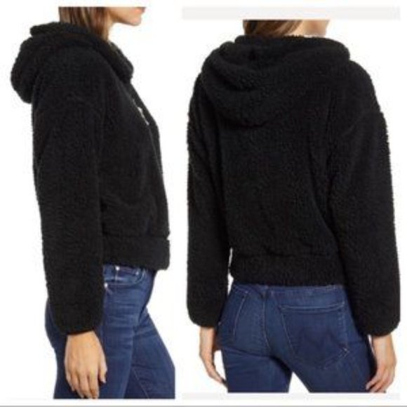 Lou & Grey Teddy Sherpa Zip Front Hoodie - M - Picture 9 of 9